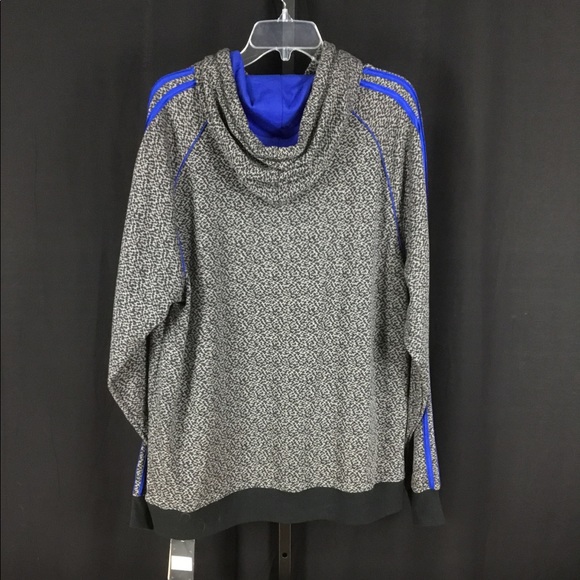 Adidas NBA NY Knicks pullover hoodie Gray Blue NWT - Picture 3 of 7